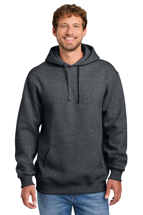 Port & Co PC107H Foundation Fleece Pullover Hooded Sweatshirt