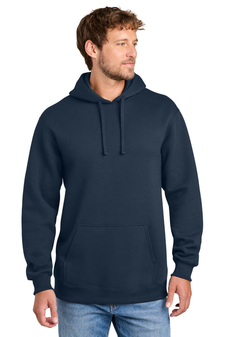 Port & Co PC107H Foundation Fleece Pullover Hooded Sweatshirt