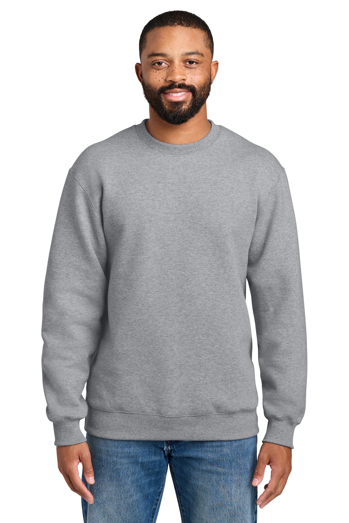 Port & Co PC107 Foundation Fleece Pullover Crewneck Sweatshirt