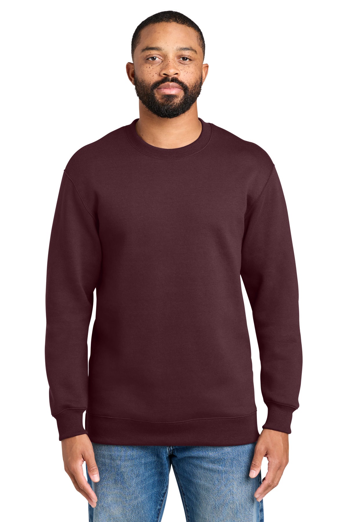 Port & Co PC107 Foundation Fleece Pullover Crewneck Sweatshirt