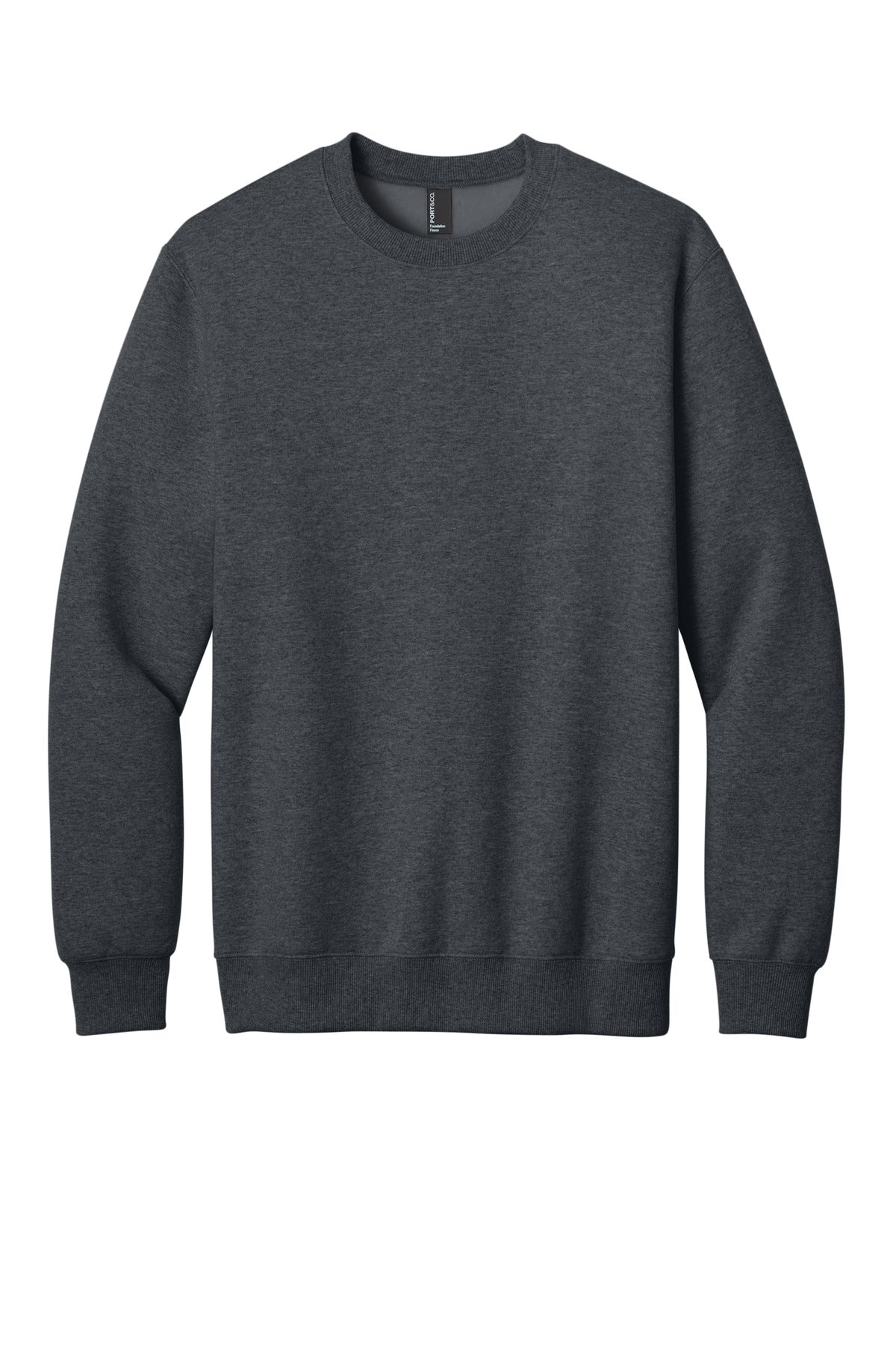 Port & Co PC107 Foundation Fleece Pullover Crewneck Sweatshirt