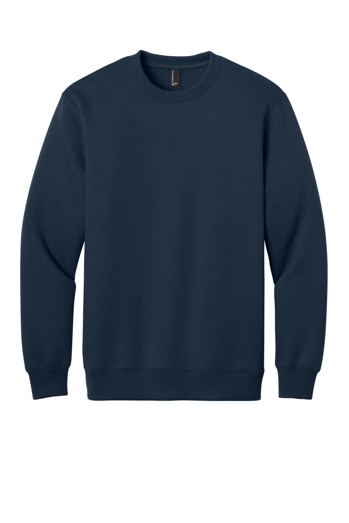 Port & Co PC107 Foundation Fleece Pullover Crewneck Sweatshirt