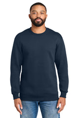 Port & Co PC107 Foundation Fleece Pullover Crewneck Sweatshirt