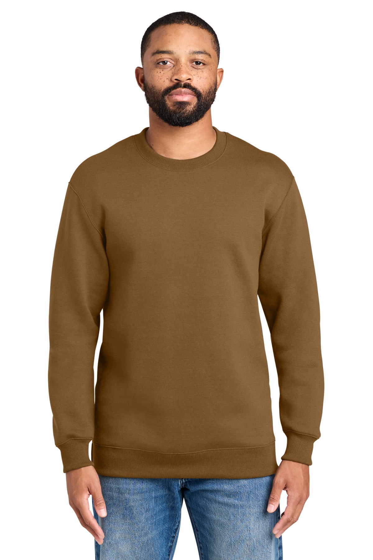 Port & Co PC107 Foundation Fleece Pullover Crewneck Sweatshirt