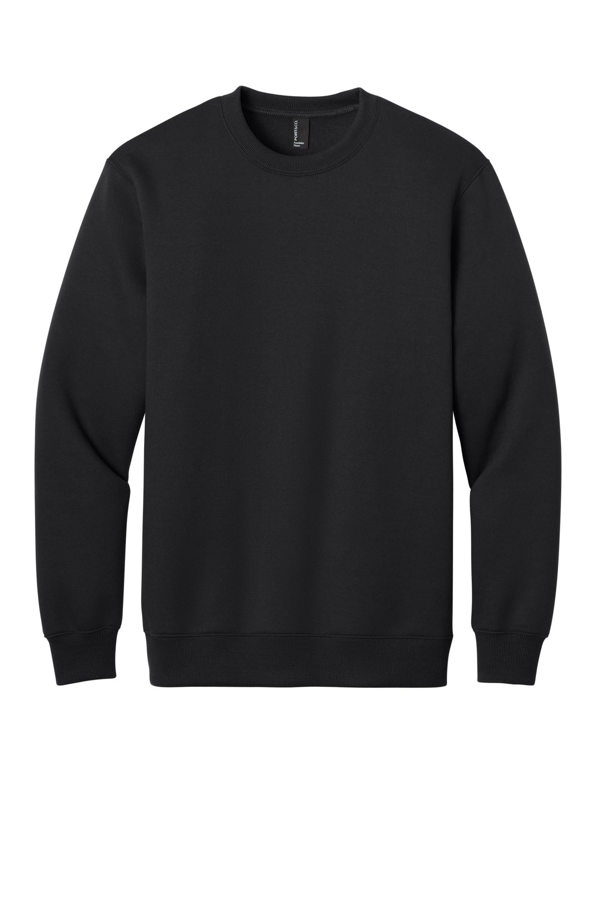 Port & Co PC107 Foundation Fleece Pullover Crewneck Sweatshirt