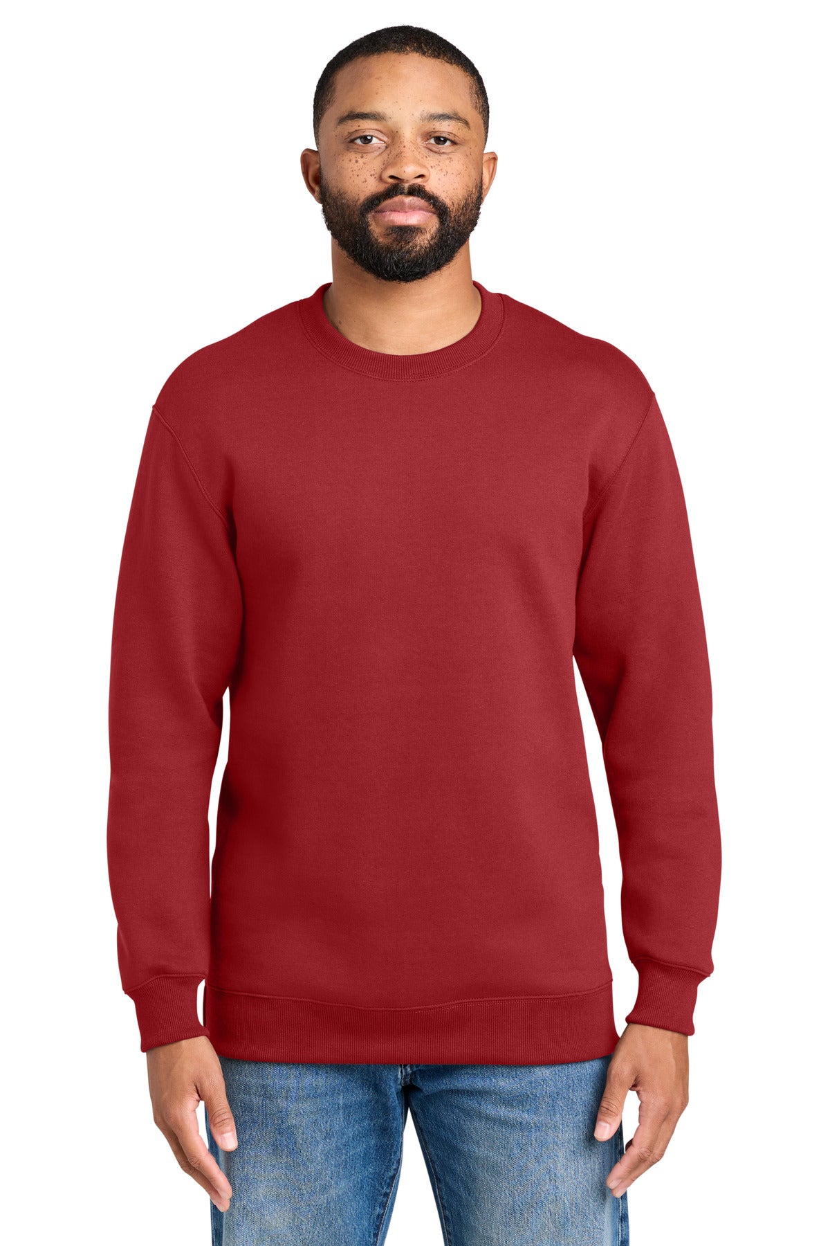 Port & Co PC107 Foundation Fleece Pullover Crewneck Sweatshirt