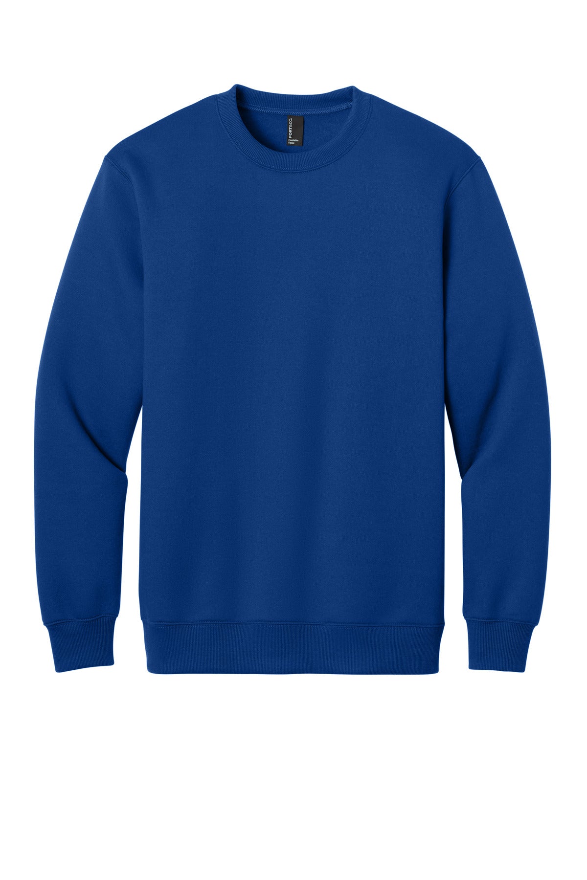 Port & Co PC107 Foundation Fleece Pullover Crewneck Sweatshirt