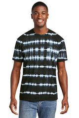 Port & Company PC142 Allover Stripe Tie-Dye Tee | Port & Co PC142