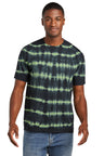 Port & Company PC142 Allover Stripe Tie-Dye Tee | Port & Co PC142