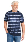 Port & Company PC142 Allover Stripe Tie-Dye Tee | Port & Co PC142