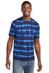 Port & Company PC142 Allover Stripe Tie-Dye Tee | Port & Co PC142