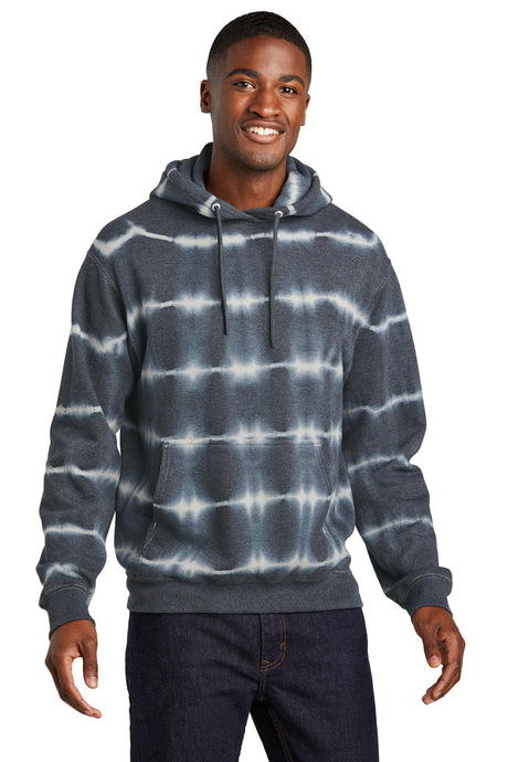 Port & Company PC143 Allover Stripe Tie-Dye Fleece | Port & Co PC143