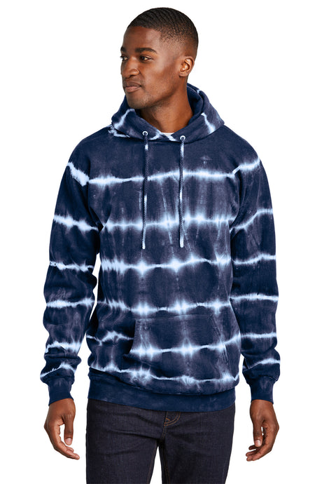 Port & Co ™  Allover Stripe Tie-Dye Fleece PC143 - Port & Co PC143