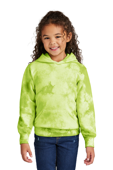 Port & Company PC144Y Youth Crystal Tie-Dye Pullover Hoodie | Port & Co PC144Y