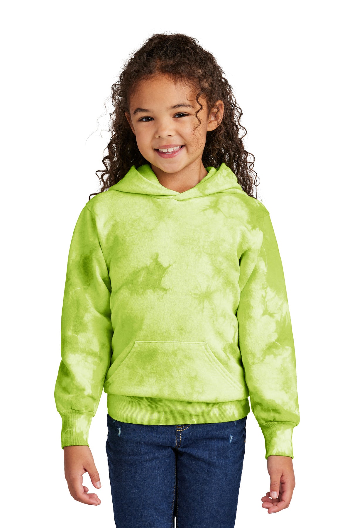Port & Company PC144Y Youth Crystal Tie-Dye Pullover Hoodie | Port & Co PC144Y