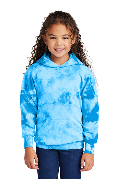 Port & Company PC144Y Youth Crystal Tie-Dye Pullover Hoodie | Port & Co PC144Y