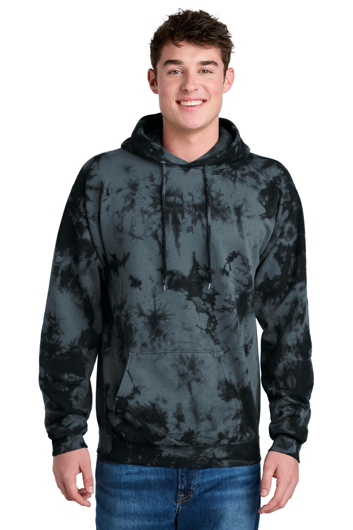 Port & Company PC144 Crystal Tie-Dye Pullover Hoodie | Port & Co PC144