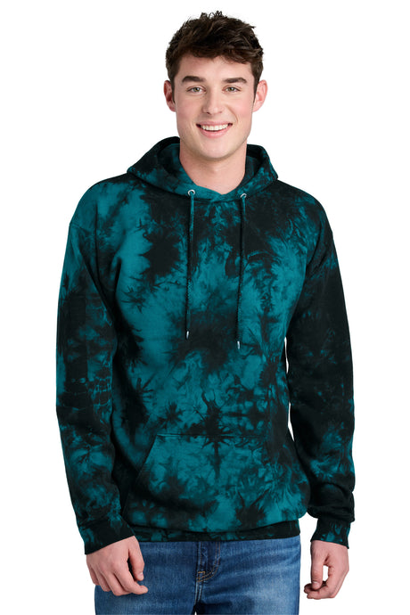 Port & Company PC144 Crystal Tie-Dye Pullover Hoodie | Port & Co PC144