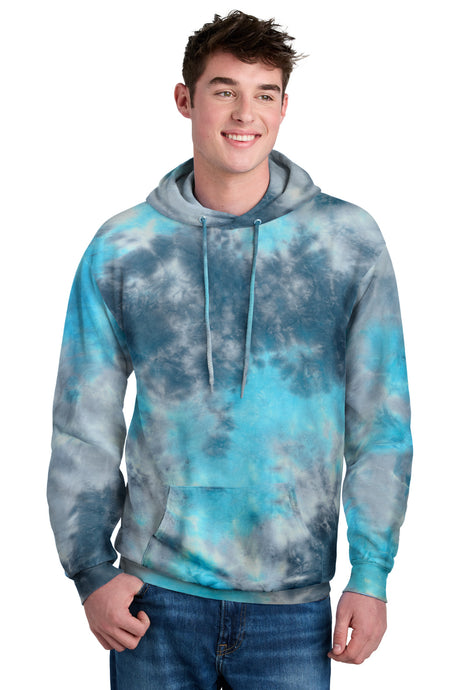 Port & Company PC144 Crystal Tie-Dye Pullover Hoodie | Port & Co PC144