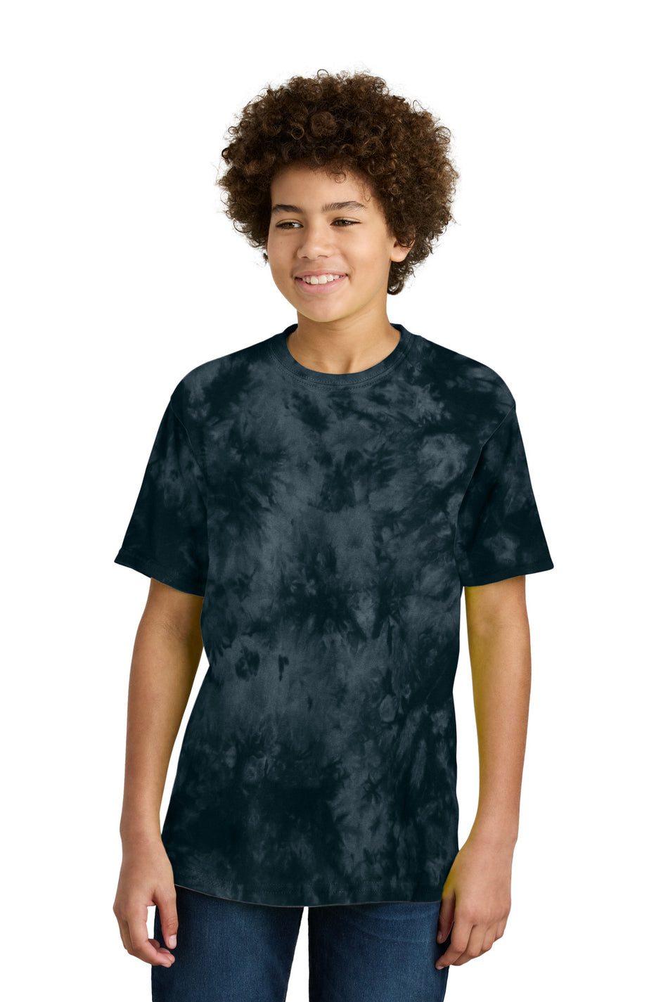 Port & Company ® Youth Crystal Tie-Dye Tee PC145Y - Port & Company PC145Y T-Shirts Port & Company Black XS