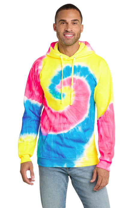 Port & Company PC146 Tie-Dye Pullover Hooded Sweatshirt | Port & Co PC146