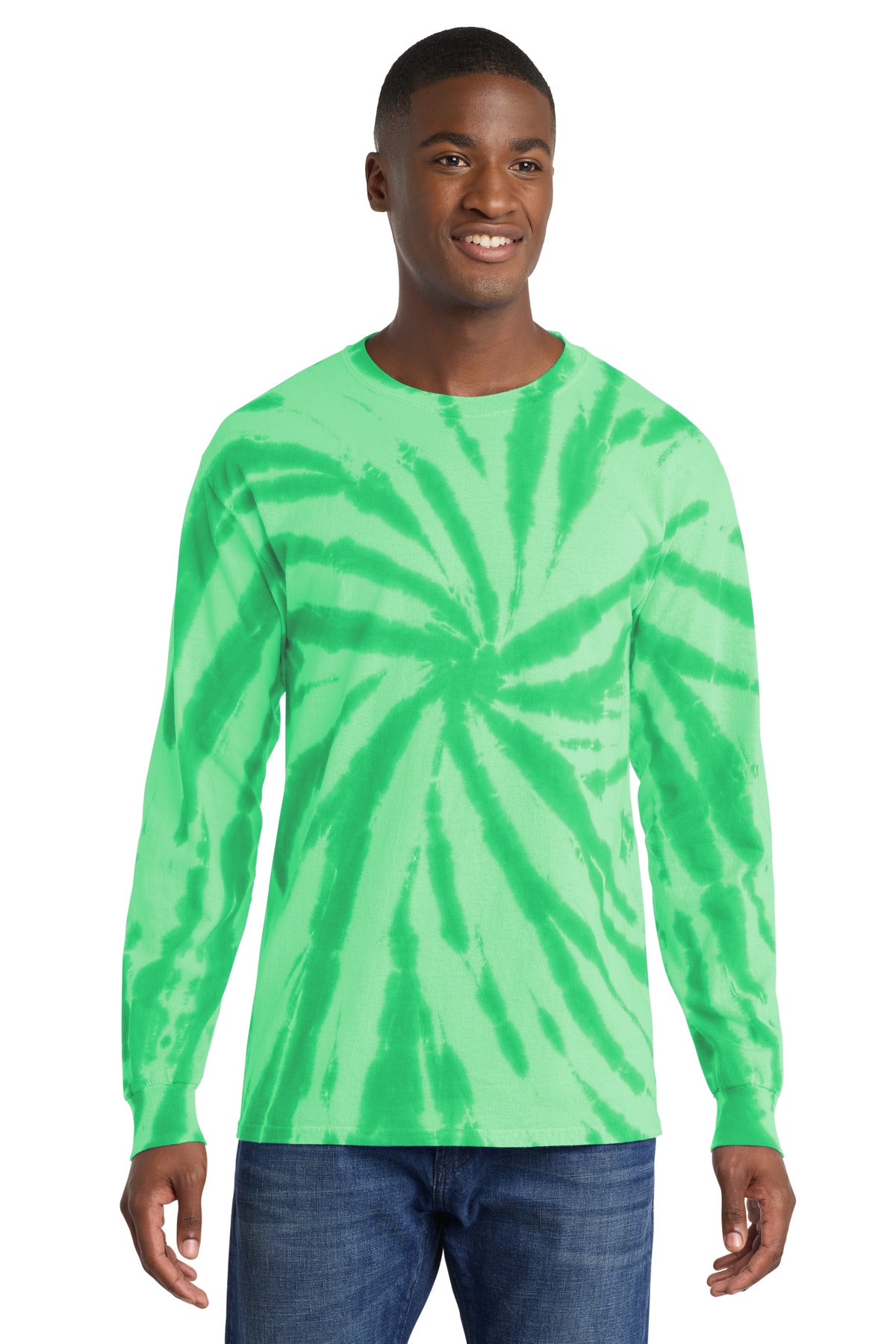 Port & Co ™  Tie-Dye Long Sleeve Tee.  PC147LS - Port & Co PC147LS