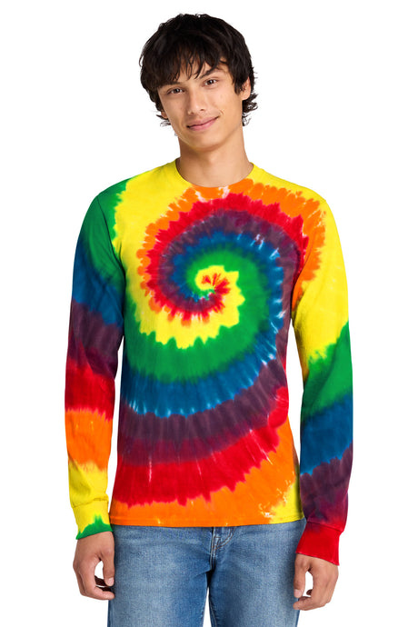 Port & Company PC147LS Tie-Dye Long Sleeve Tee | Port & Co PC147LS