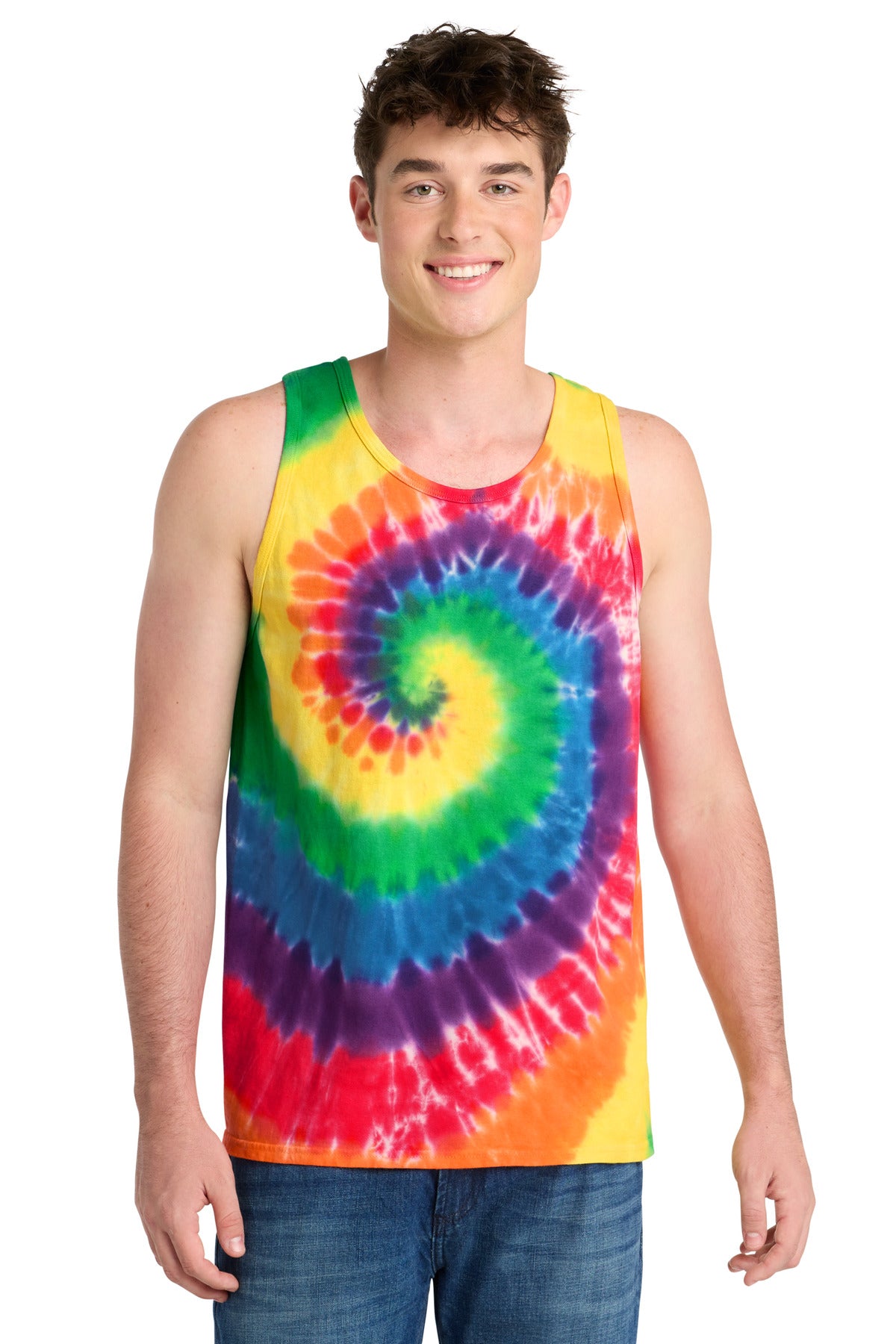 Port & Company PC147TT Tie-Dye Tank Top Wholesale Blank Tie-Dye Tanks | Port & Co PC147TT