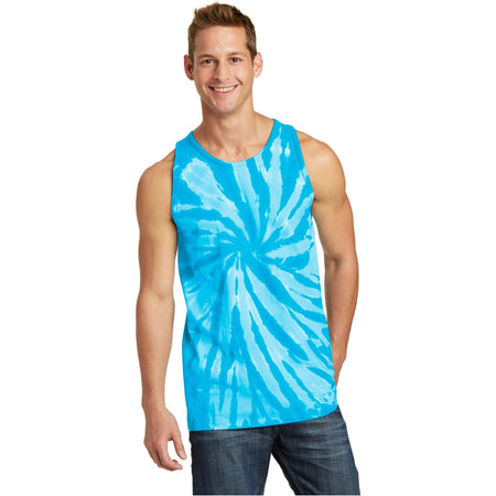 Port & Company ® Tie-Dye Tank Top. PC147TT - Port & Company PC147TT T-Shirts Port & Company Turquoise S