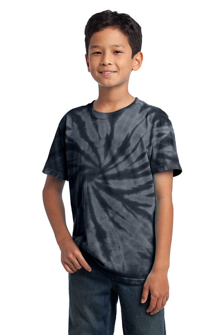 Port & Company ® - Youth Tie-Dye Tee. PC147Y - Black - Port & Company PC147Y T-Shirts Port & Company Black XS