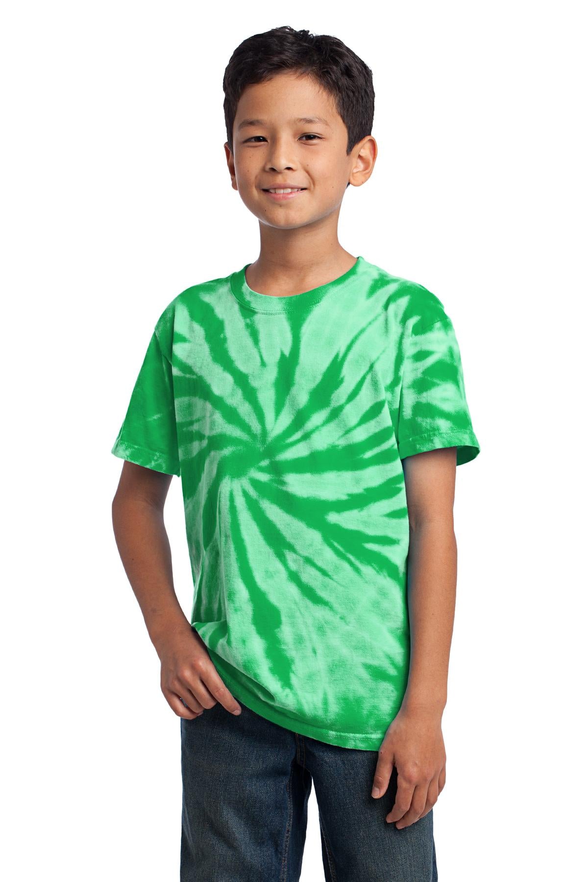 Port & Company ® - Youth Tie-Dye Tee. PC147Y - Kelly - Port & Company PC147Y T-Shirts Port & Company