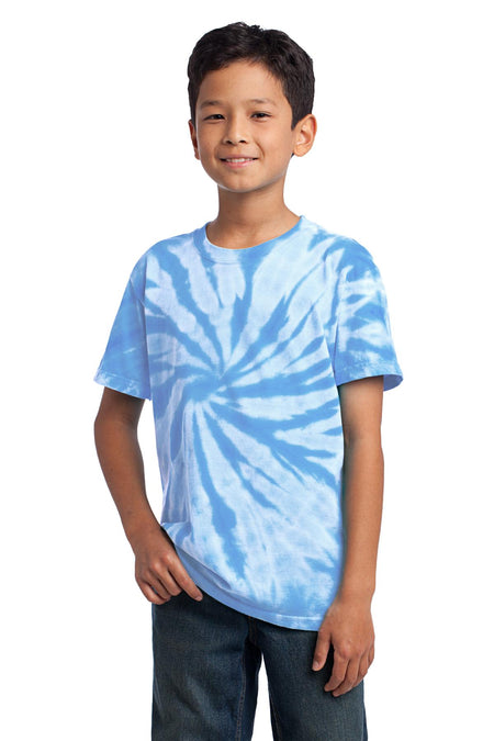 Port & Company ® - Youth Tie-Dye Tee. PC147Y - Light Blue - Port & Company PC147Y T-Shirts Port & Company Light Blue XS