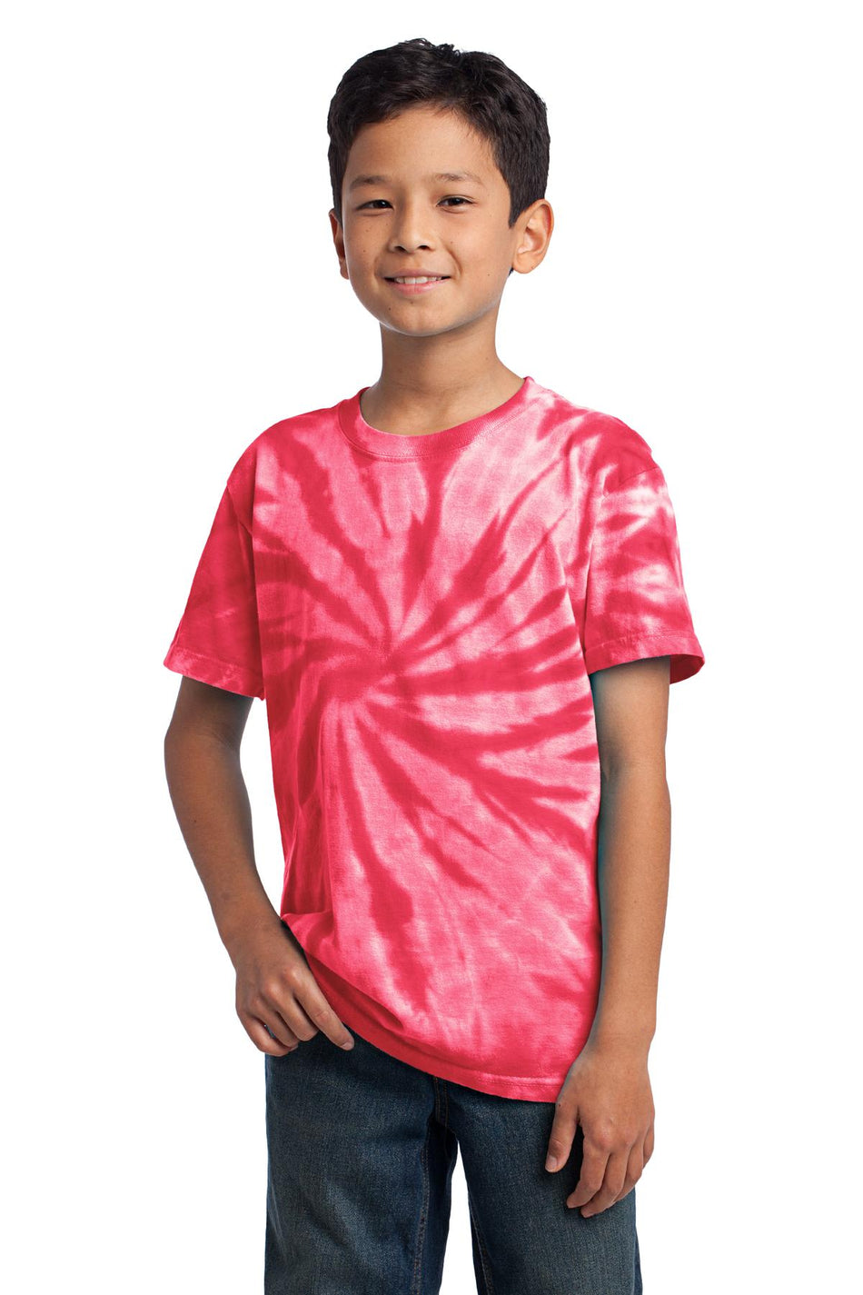 Port & Company ®  - Youth Tie-Dye Tee. PC147Y - Red - Port & Company PC147Y