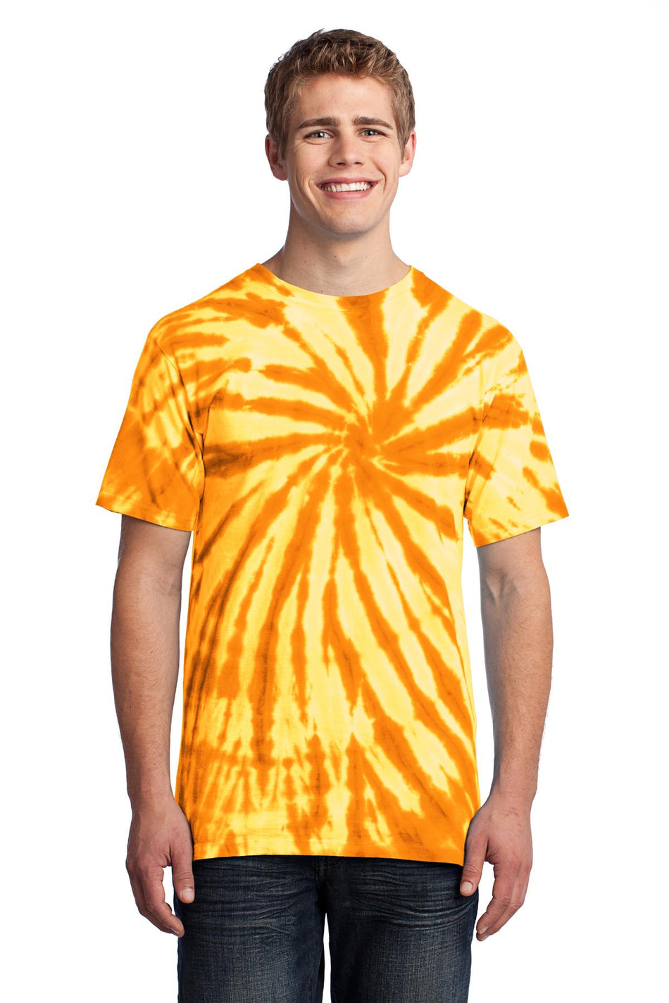 Port & Company ® - Tie-Dye Tee. PC147 - Gold - Port & Company PC147 T-Shirts Port & Company Gold S