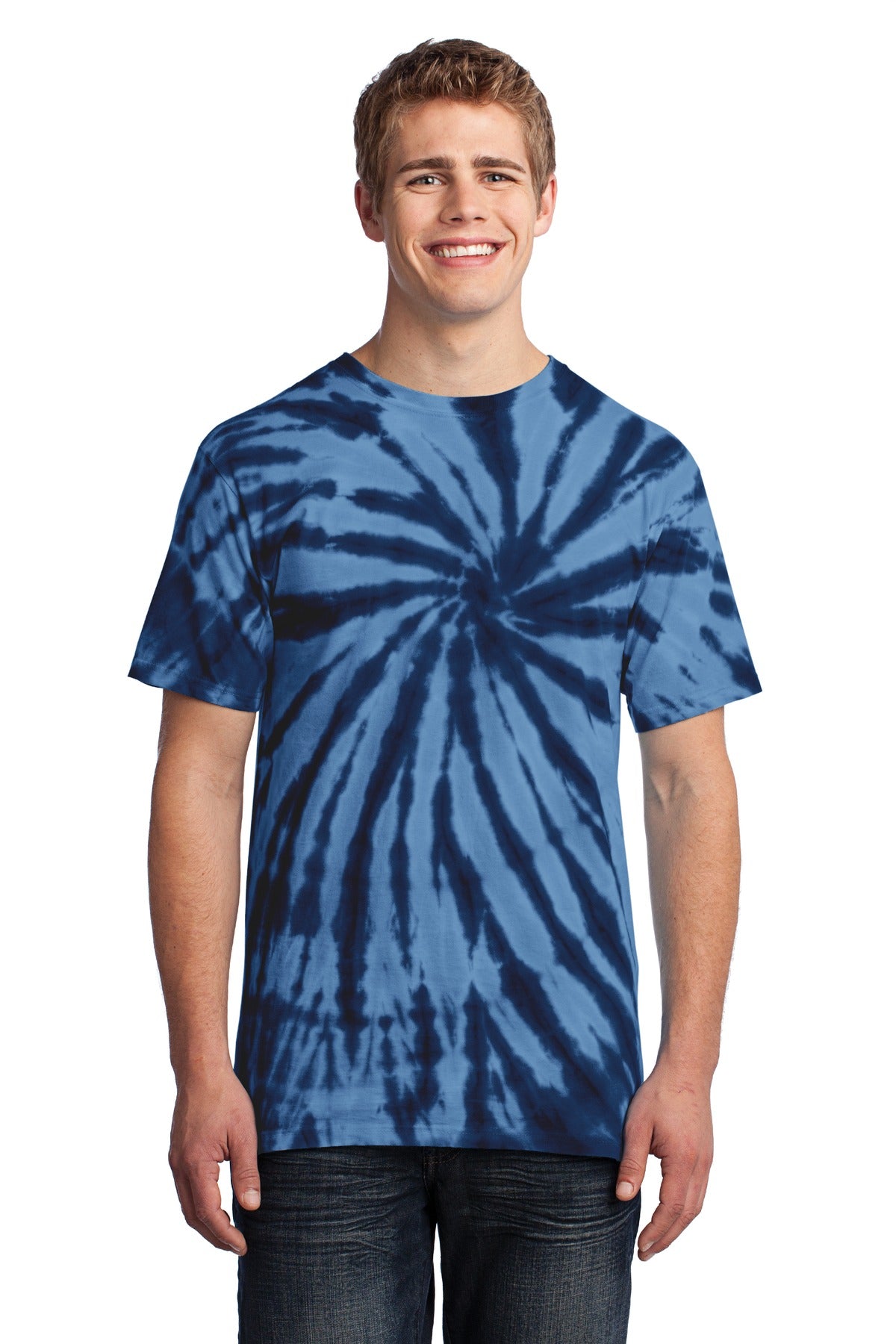 Port & Company ® - Tie-Dye Tee. PC147 - Navy - Port & Company PC147 T-Shirts Port & Company