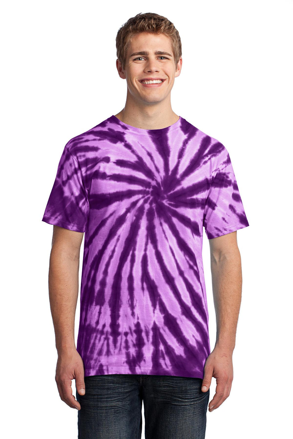 Port & Company ®  - Tie-Dye Tee. PC147 - Purple - Port & Company PC147