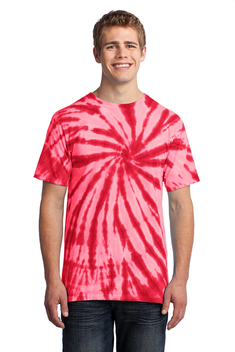 Port & Company ®  - Tie-Dye Tee. PC147 - Red - Port & Company PC147