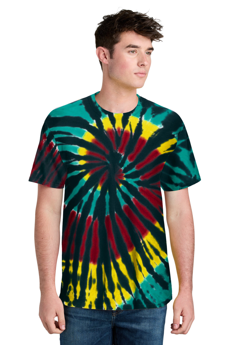 Port & Company ® - Tie-Dye Tee. PC147 - Island Spiral - Port & Company PC147 T-Shirts Port & Company Island Spiral S