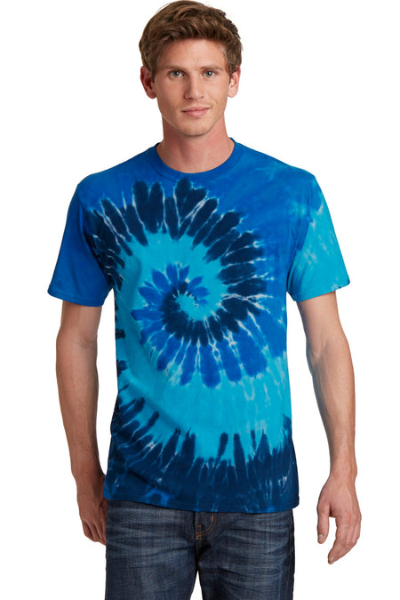 Port & Company ® - Tie-Dye Tee. PC147 - Ocean Rainbow - Port & Company PC147 T-Shirts Port & Company Ocean Rainbow S