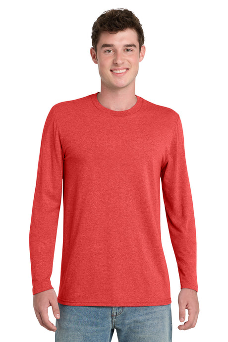 Port & Company PC330LS Tri-Blend Long Sleeve Tee Wholesale Blank | Port & Co PC330LS