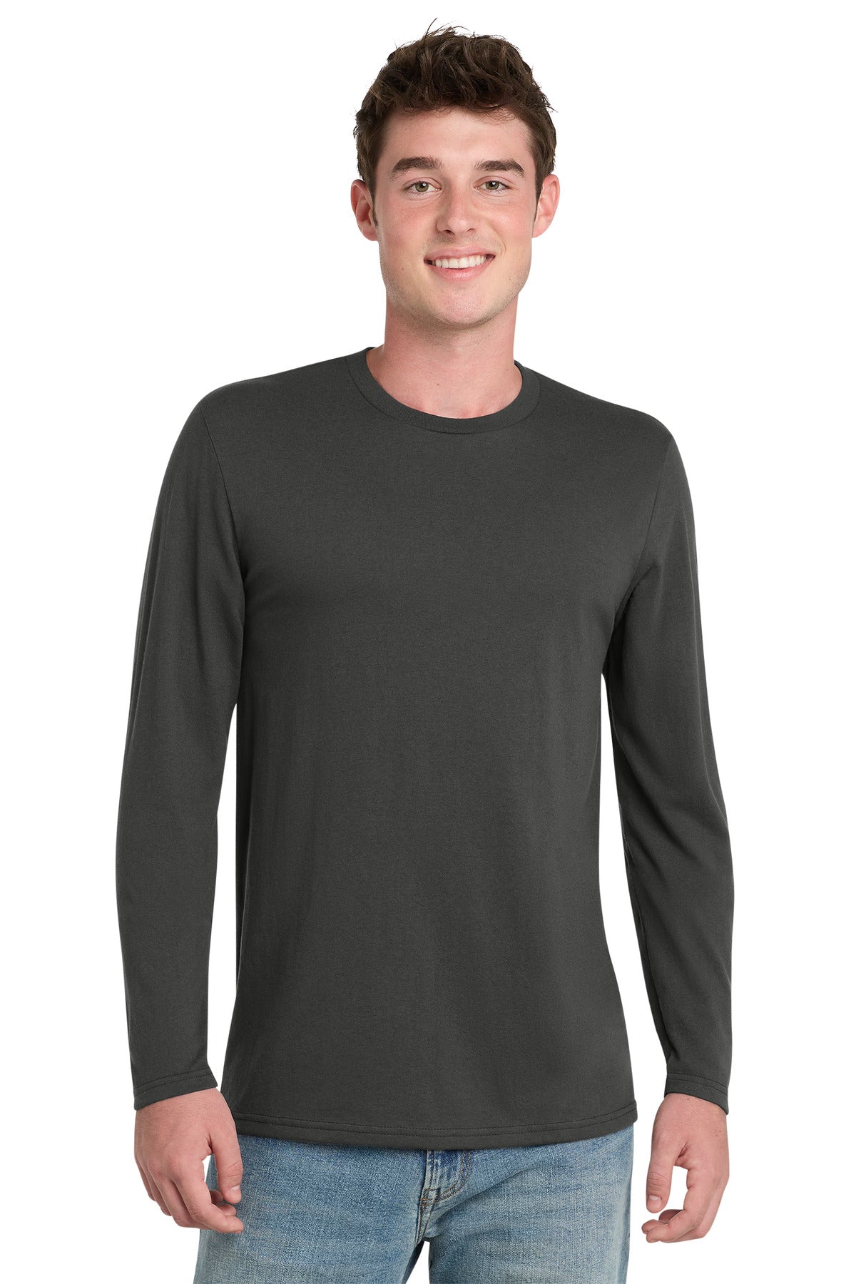 Port & Company PC330LS Tri-Blend Long Sleeve Tee Wholesale Blank | Port & Co PC330LS