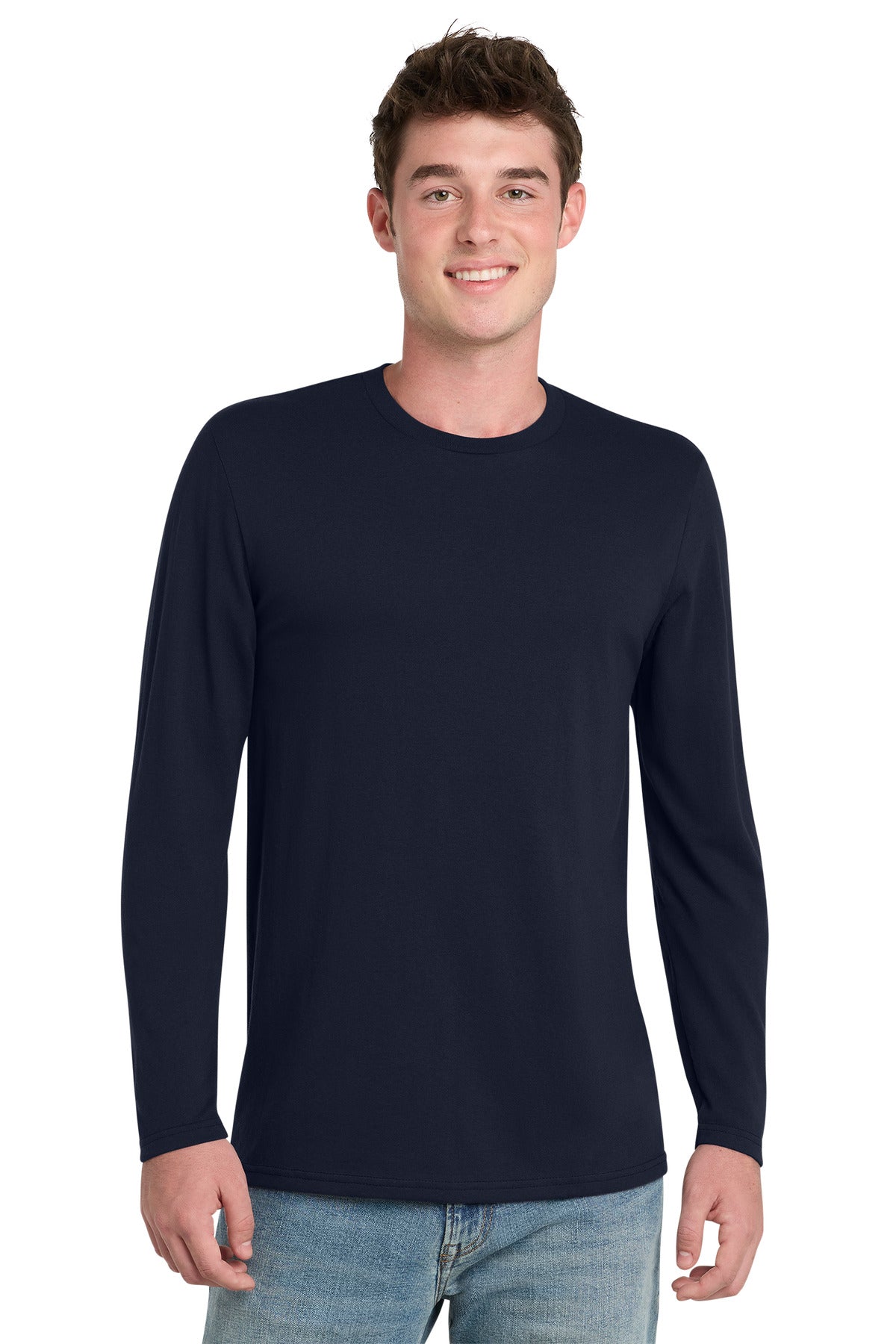 Port & Company PC330LS Tri-Blend Long Sleeve Tee Wholesale Blank | Port & Co PC330LS
