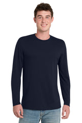 Port & Company PC330LS Tri-Blend Long Sleeve Tee Wholesale Blank | Port & Co PC330LS