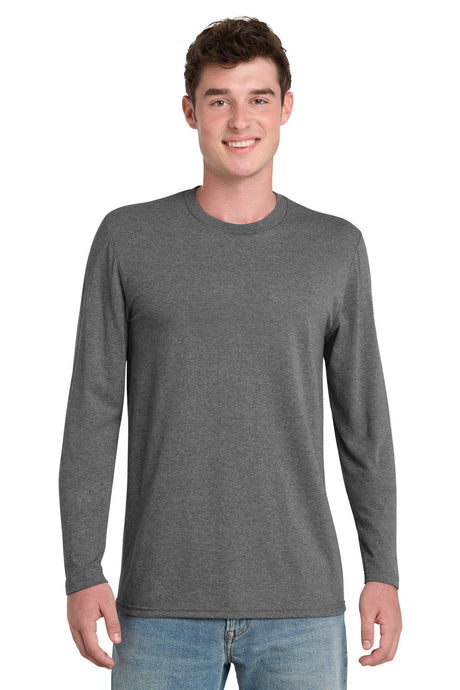 Port & Company PC330LS Tri-Blend Long Sleeve Tee Wholesale Blank | Port & Co PC330LS