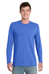 Port & Company PC330LS Tri-Blend Long Sleeve Tee Wholesale Blank | Port & Co PC330LS