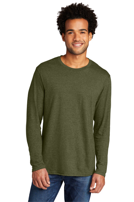 Port & Company ® Tri-Blend Long Sleeve Tee. PC330LS - Port & Company PC330LS T-Shirts Port & Company Military Green Heather S