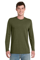 Port & Company PC330LS Tri-Blend Long Sleeve Tee Wholesale Blank | Port & Co PC330LS