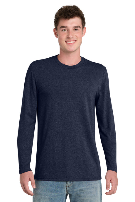 Port & Company PC330LS Tri-Blend Long Sleeve Tee Wholesale Blank | Port & Co PC330LS