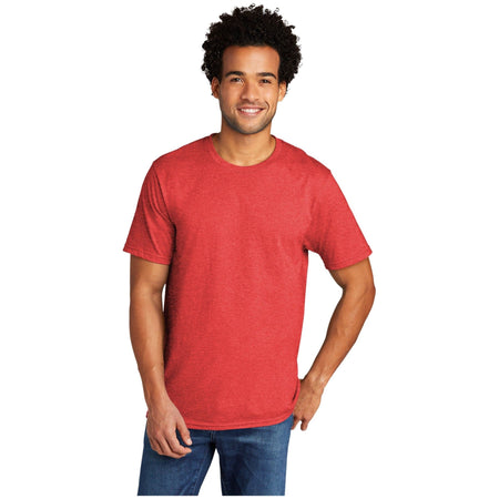 Port & Company ® Tri-Blend Tee. PC330 - Bright Red Heather - Port & Company PC330 T-Shirts Port & Company Bright Red Heather S