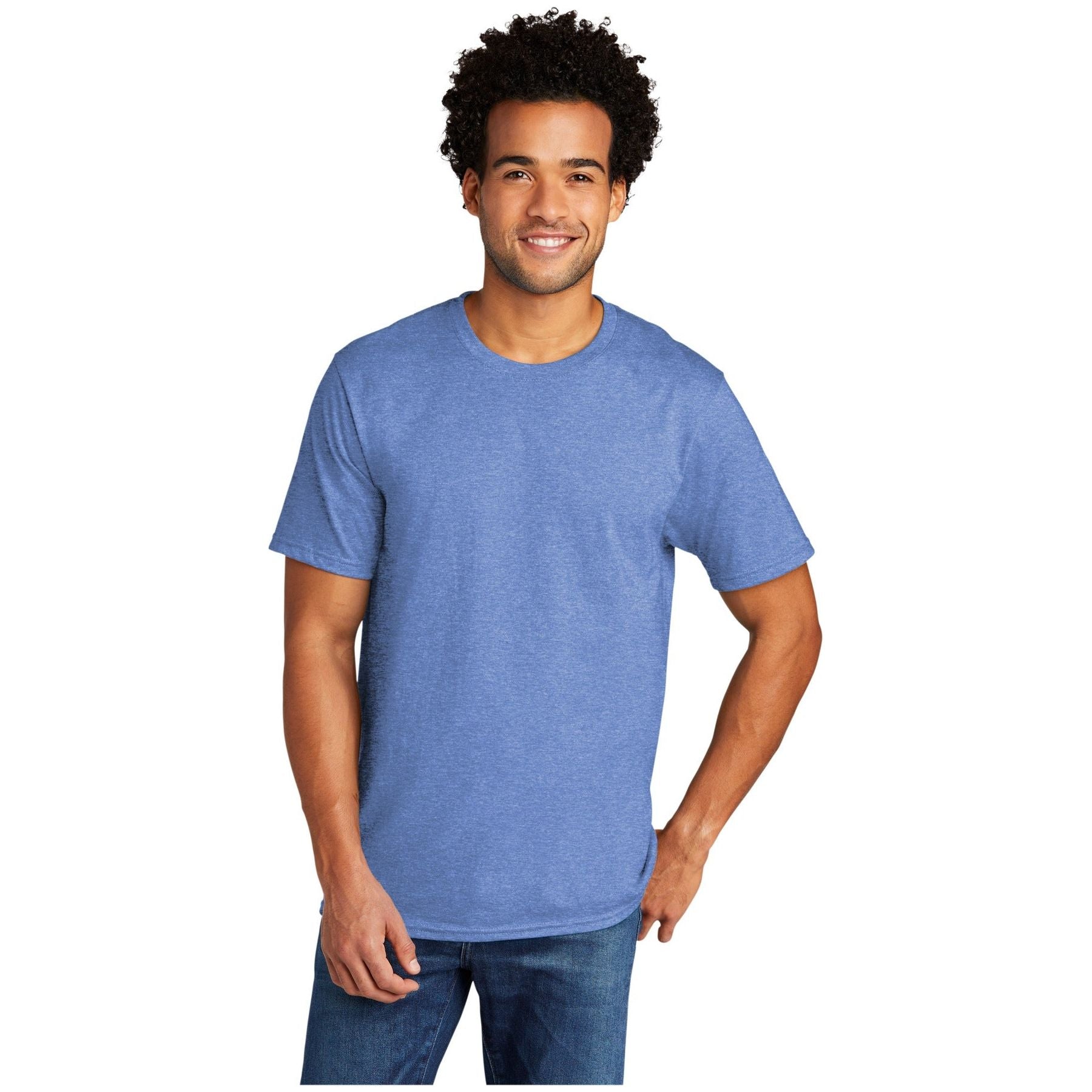 Port & Company ® Tri-Blend Tee. PC330 - Carolina Blue Heather - Port & Company PC330 T-Shirts Port & Company Carolina Blue Heather S